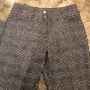 Classic Designer Check Plaid Houndstooth trouser pants near perfect condition.